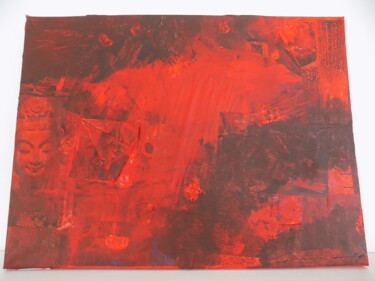 Pintura titulada "REPORTAGE" por Cathy Renard (CY), Obra de arte original, Acrílico