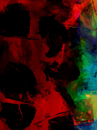 Digital Arts titled "Something Takes a P…" by Barry Farley Visual Arts, Original Artwork, Digital Painting Mounted on Other…