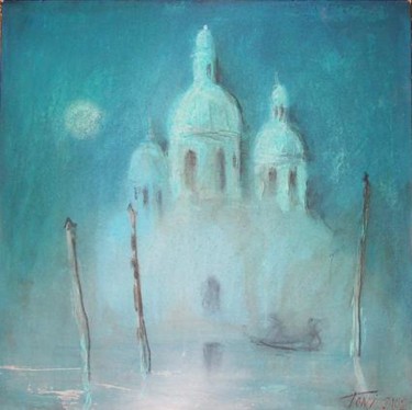 Painting titled "Venice" by Tony Ignatov, Original Artwork, Oil