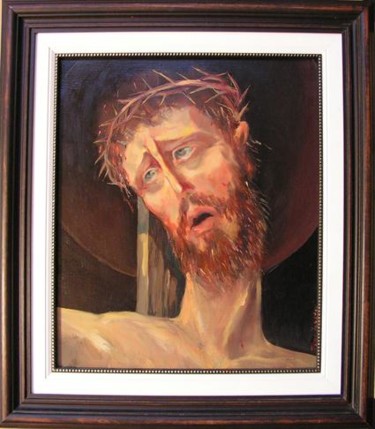 Painting titled "Sufferance" by Tony Ignatov, Original Artwork, Oil