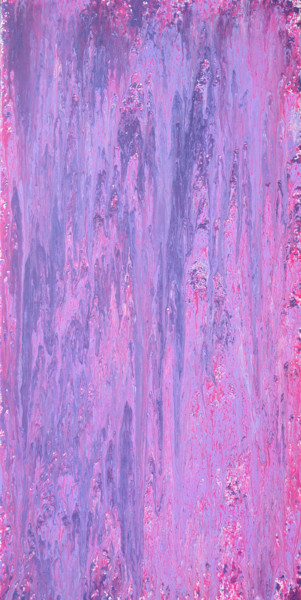 Painting titled "Untitled Drip" by Oberlin The Artist, Original Artwork, Acrylic