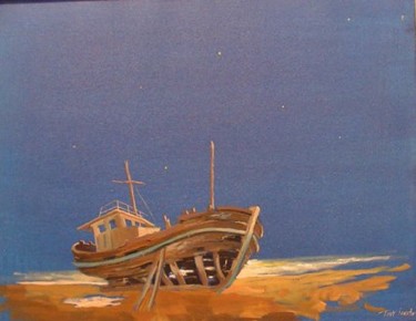 Painting titled "Repose" by Tony Ignatov, Original Artwork, Oil