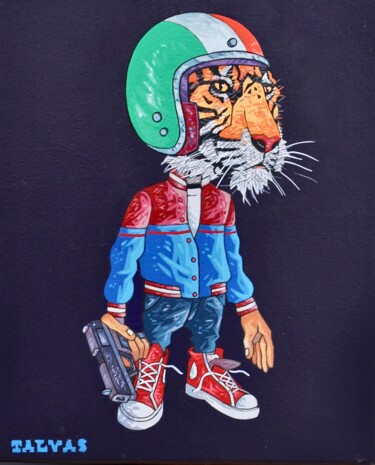 Peinture intitulée "Beat it" par Yann Michael Talvas, Œuvre d'art originale, Acrylique