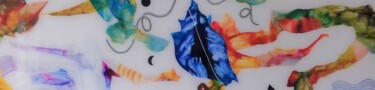 Peinture intitulée "Fantaisie marine" par Alexandre H., Œuvre d'art originale, Acrylique