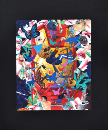 Peinture intitulée "Élégie" par Yann Michael Talvas, Œuvre d'art originale, Acrylique