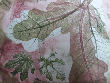 印花与版画 标题为“Fig 3” 由Eva Lacres, 原创艺术品, Collagraphy