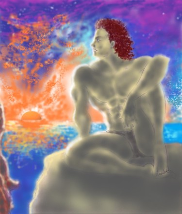 Dessin intitulée "Perspectives" par Philippe Leclerc, Graphiste, Œuvre d'art originale, Aquarelle