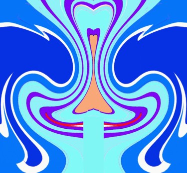 Digital Arts titled "Vessel of serenity" by Peter Jalesh, Original Artwork, Digital Painting