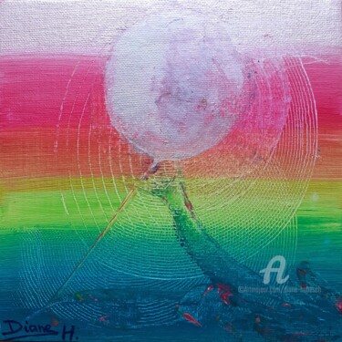40.Retrouver joie jeu - innocence - enfant intérieur Peinture intitulée "40.Retrouver joie j…" par Diane Hubesch, Œuvre d'art originale, Acrylique Monté sur Châssis en bois
