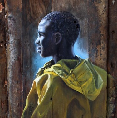Peinture intitulée "Partir en mer, Sain…" par Sonia Privat, Œuvre d'art originale, Huile