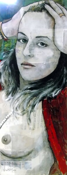 Peinture intitulée "simone" par Vincent Tessier Xxc, Œuvre d'art originale, Acrylique