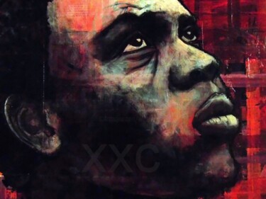 Peinture intitulée "l'arrivée" par Vincent Tessier Xxc, Œuvre d'art originale, Acrylique