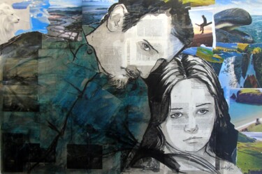 Peinture intitulée "Ça existait avant" par Vincent Tessier Xxc, Œuvre d'art originale, Acrylique