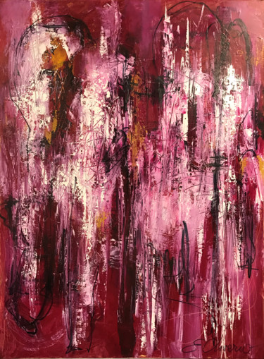 Féminine_2 Peinture intitulée "Féminine_2" par Emilia Oliverio, Œuvre d'art originale, Huile