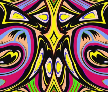 Digital Arts titled "Tridimentional port…" by Peter Jalesh, Original Artwork, Digital Painting