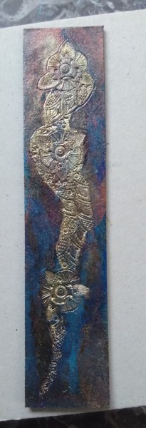 Peinture intitulée "marque-page peint e…" par Tapage, Œuvre d'art originale, Encre