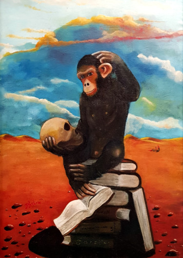 Demain, si on laisse faire by Phybra Peinture intitulée "Demain, si on laiss…" par Phybra, Œuvre d'art originale, Huile