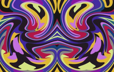 Digital Arts titled "Two well dressed po…" by Peter Jalesh, Original Artwork, Digital Painting