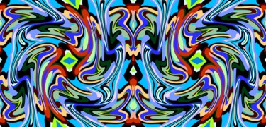 Digital Arts titled "The silken curtain…" by Peter Jalesh, Original Artwork, Digital Painting