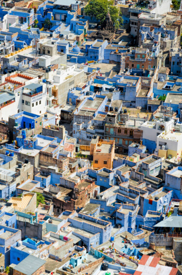 Photography titled "The Blue City II -…" by Serge Horta, Original Artwork, Digital Photography