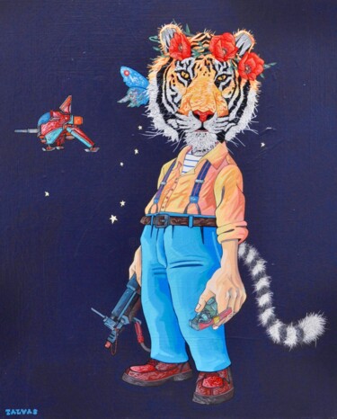Painting titled "La croisière s'amuse" by Yann Michael Talvas, Original Artwork, Acrylic