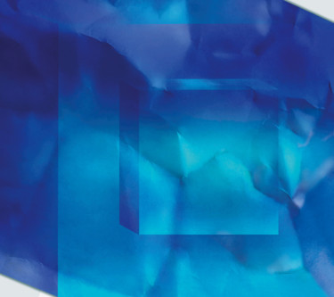 Digital Arts titled "BLUE CUBES ON IRREG…" by Vicent Creatik, Original Artwork, Digital Painting