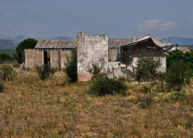 Photographie intitulée "Paysage et ruine du…" par Jean-Michel Armand, Œuvre d'art originale, Photographie numérique
