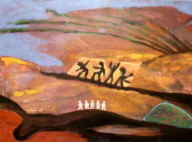 Painting titled "Cradle of humankind" by Erik Nordström, Original Artwork, Acrylic