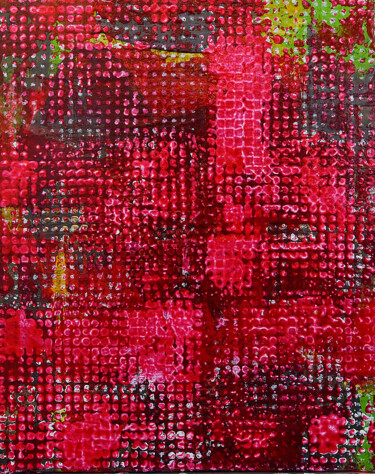 Les pixels de ma virtualité Painting titled "Les pixels de ma vi…" by Christine Vannier, Original Artwork, Pigments