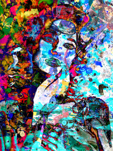 Digital Arts titled "Beauty's Expiration" by Barry Farley Visual Arts, Original Artwork, Digital Painting Mounted on Other r…