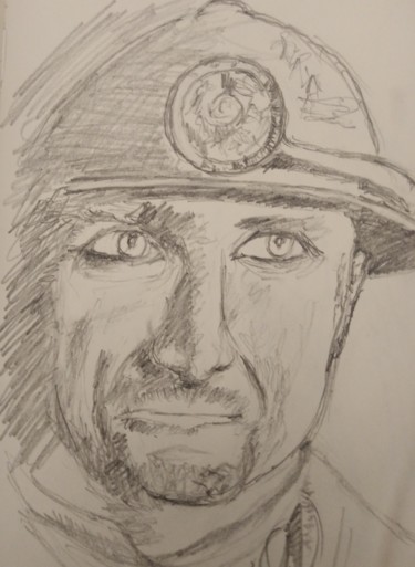 Dessin intitulée "Sans titre" par Patrick Nevoso, Œuvre d'art originale, Crayon