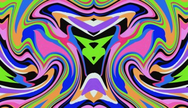 Digital Arts titled "Hedge leaves" by Peter Jalesh, Original Artwork, Digital Painting