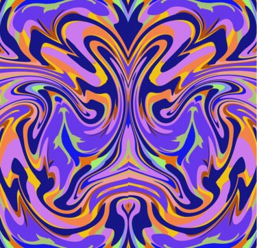 Digital Arts titled "Perceived as a blos…" by Peter Jalesh, Original Artwork, Digital Painting