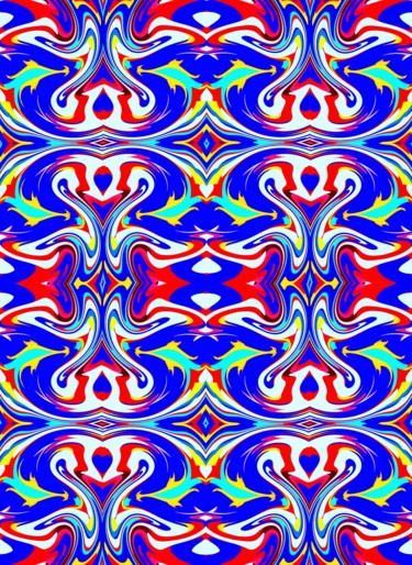Digital Arts titled "Spring Pool" by Peter Jalesh, Original Artwork, Digital Painting