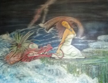 "blinde liefde" başlıklı Tablo Hubert Geraerts tarafından, Orijinal sanat, Akrilik