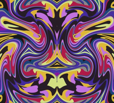 Digital Arts titled "The firebird" by Peter Jalesh, Original Artwork, Digital Painting