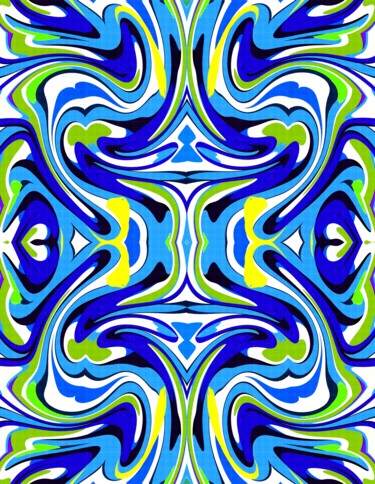 Digital Arts titled "That wave's been st…" by Peter Jalesh, Original Artwork, Digital Painting