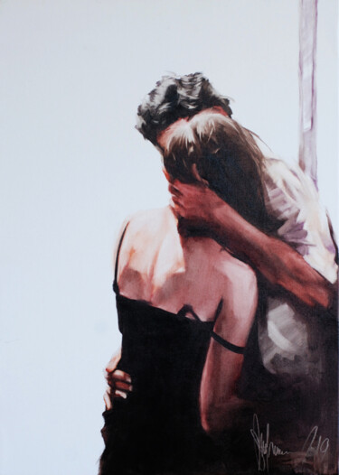 Painting titled "Long farewell." by Igor Shulman, Original Artwork, Oil