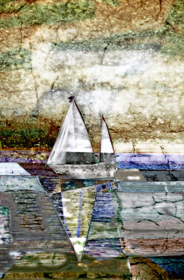 Arte digitale intitolato "orizzonte" da Angelo Mazzoleni, Opera d'arte originale, Lavoro digitale 2D