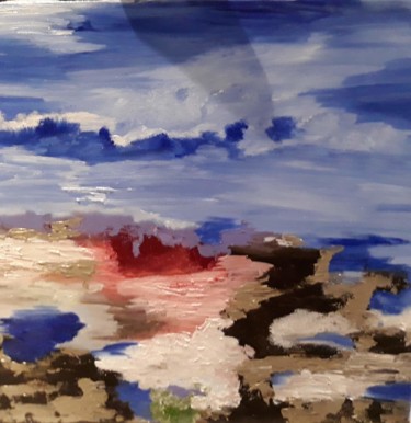 Ailleurs Painting titled "Ailleurs" by Zou.Sculpture, Original Artwork, Oil
