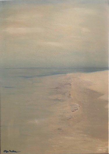 제목이 "White beach"인 미술작품 Eliza Matica로, 원작, 기름