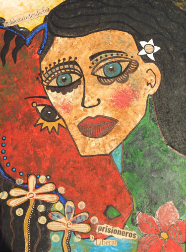 Pittura intitolato "Yuanfen" da Paola Moscatelli, Opera d'arte originale, Acrilico