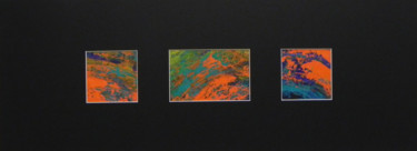 Schilderij getiteld "van Put naar Berg b…" door Eva Lacres, Origineel Kunstwerk, Olie Gemonteerd op Houten paneel