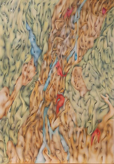 Drawing titled "Sans titre" by Félix Gagliardi, Original Artwork, Pencil