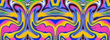 Digital Arts titled "Sunset lanmdscape" by Peter Jalesh, Original Artwork, Digital Painting