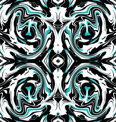 Digital Arts titled "Painted Glass" by Peter Jalesh, Original Artwork, Digital Painting