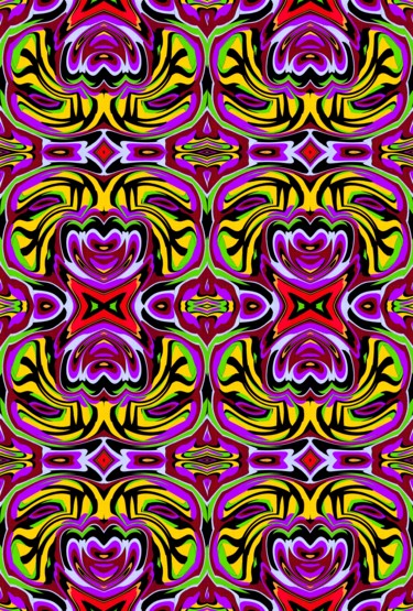 Digital Arts titled "Tapestry for a new…" by Peter Jalesh, Original Artwork, Digital Painting