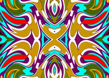 Digital Arts titled "Four posts of the w…" by Peter Jalesh, Original Artwork, Digital Painting