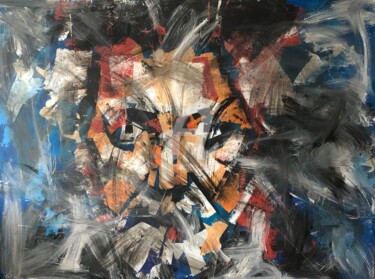 Мужской портрет Painting titled "Мужской портрет" by Igor Nelubovich, Original Artwork, Acrylic
