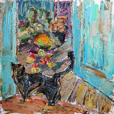 Autumn vegetables (with frame) Painting titled "Autumn vegetables (…" by Valerie Lazareva, Original Artwork, Oil